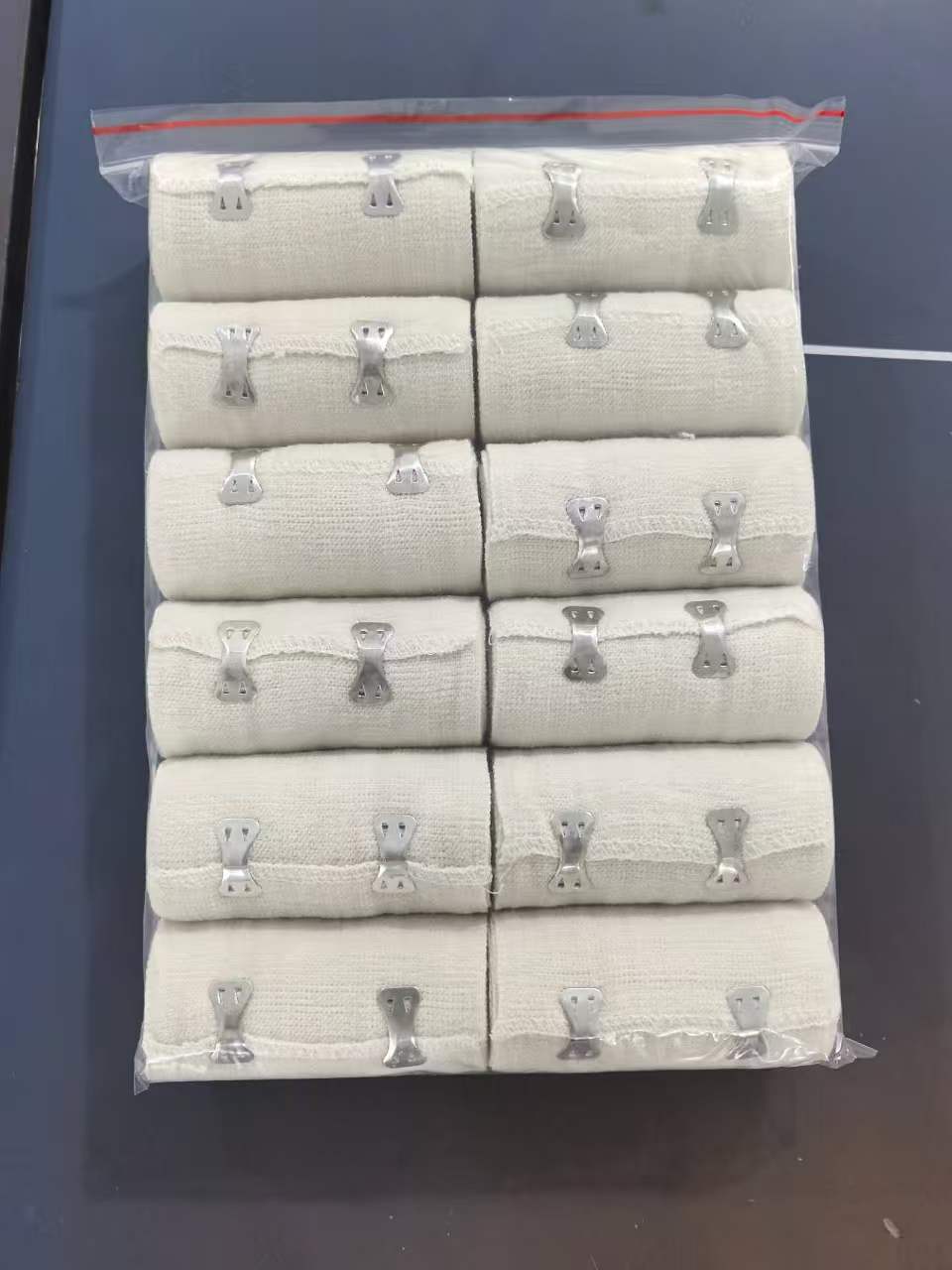 Haorun Medical Nouveau lancement : Bandage à armure toile en élasthanne 105 g et 120 g avec bord lisse (blanc naturel) – Parfait pour le marché haut de gamme