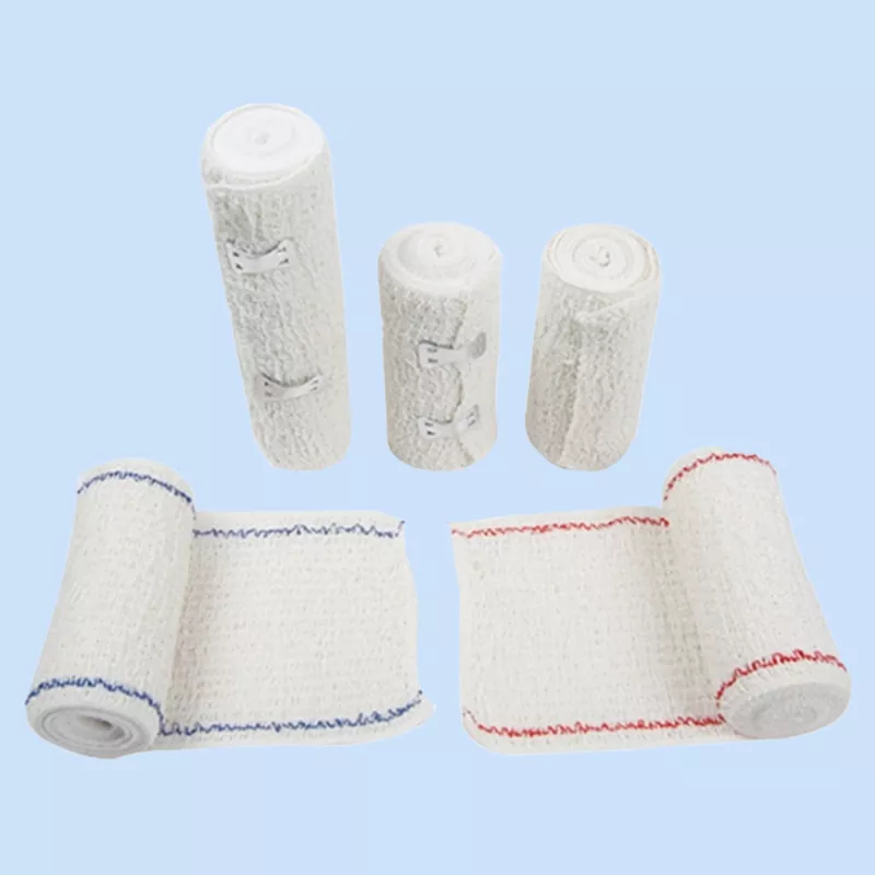 Bandage élastique uni en coton absorbant