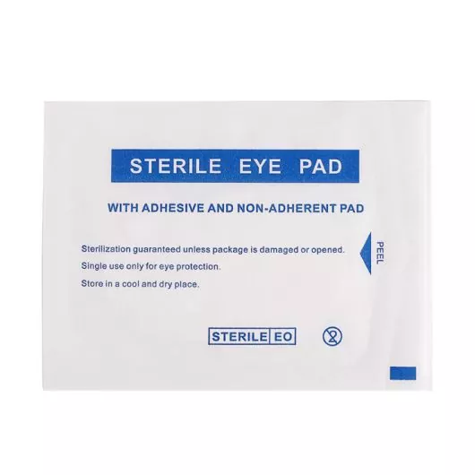Coussin pour les yeux adhésif