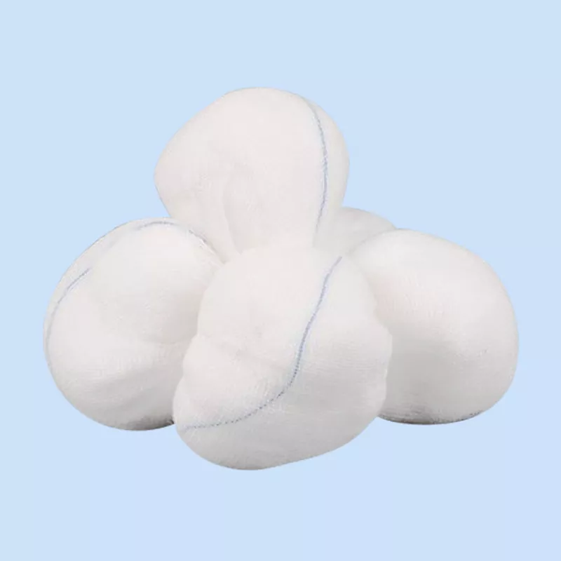 Boule de gaze coton absorbante avec rames X